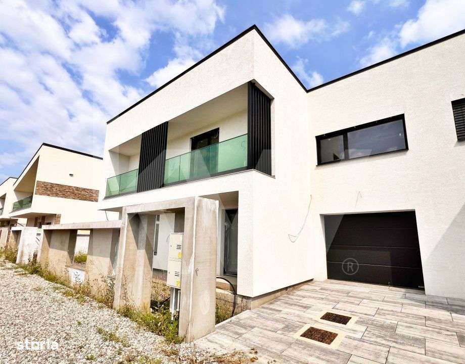 De vanzare casa tip duplex cu garaj in Selimbar, Sibiu – constructie - Imagine principală: 2/19