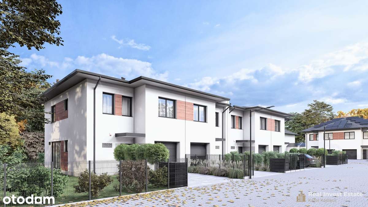 Piękne domy w zabudowie bliźniaczej Kajetany gm. Nadarzyn 2 ETAP-2