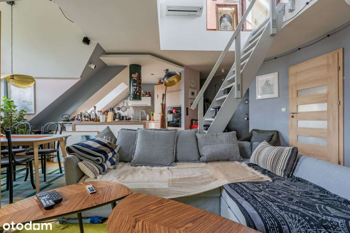 Klimatycznie mieszkanie z antresolą - Wysoka - Pełny obrazek: 2/20