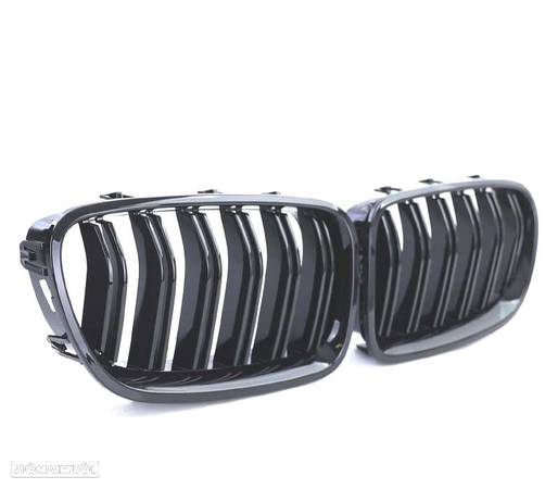 GRELHA FRONTAL PARA BMW F10 LOOK M5 COR PRETO BRILHANTE SERIE 5 - 2