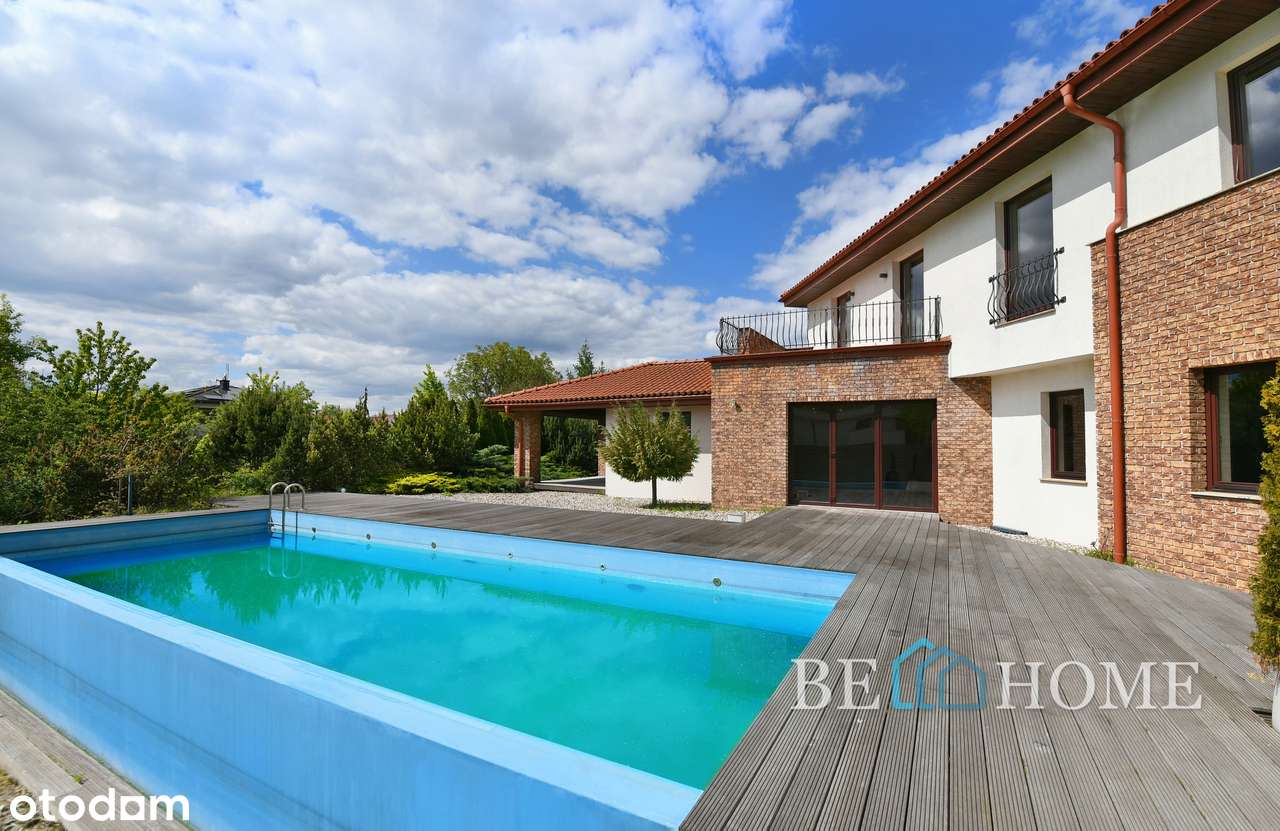 Luksusowy dom 288m2 z basenem, działka 1620m2, Białołęka Dworska-3