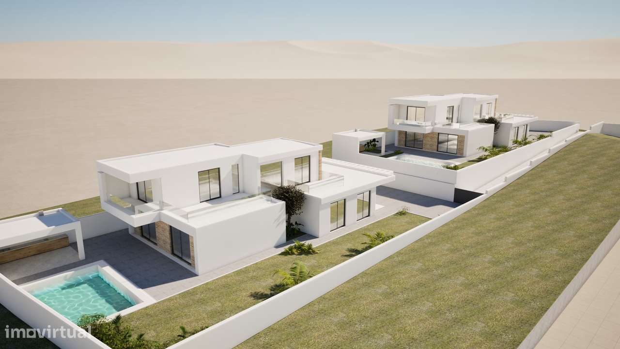 Terreno Vista Mar com projeto aprovado para duas moradias - Zambujeira - Grande imagem: 5/14