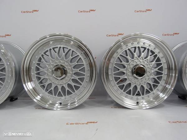 Jante Look BBS RS 17 x 7.5 et20 4x100 + 4x114.3 Silver - 2