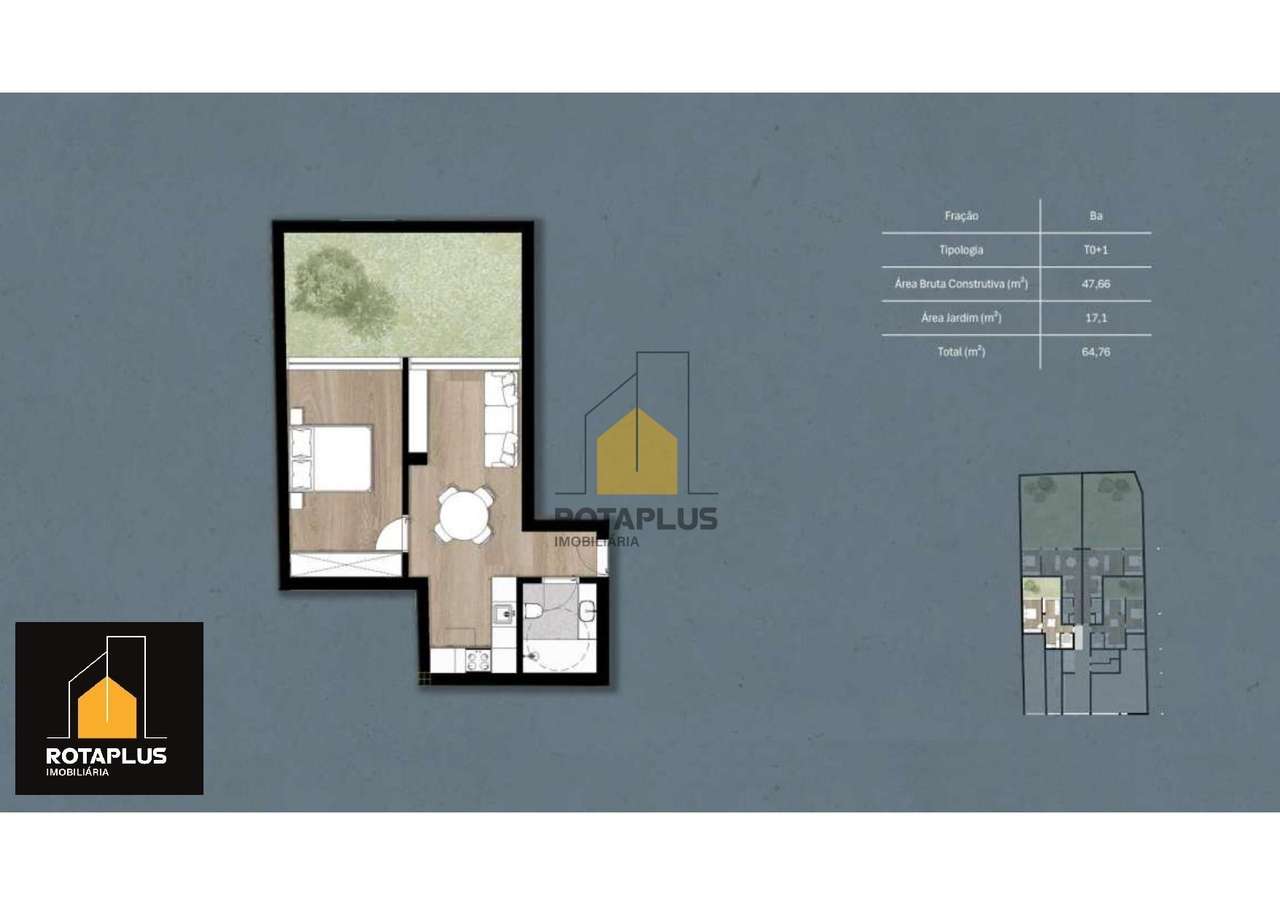 Apartamento T1 com Jardim em Matosinhos-9