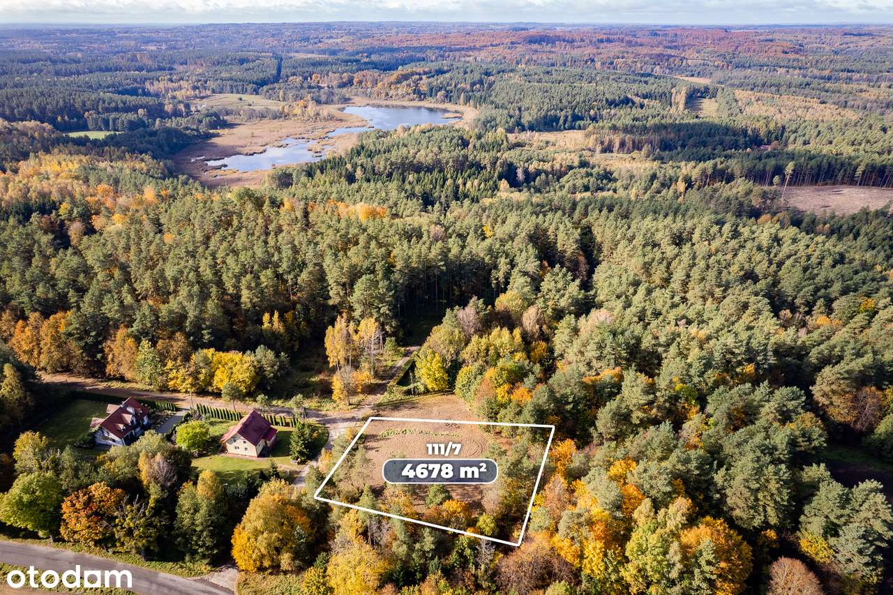 Działka budowlana 4671 m2 Spręcowo Gmina Dywity-2