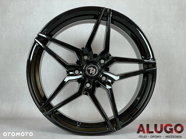 Alufelgi 18 5x112 AUDI A5 A6 A7 MERCEDES C E Czarny Połysk NOWE - 3