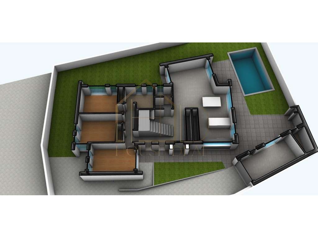 Magnífica Moradia T5 com Garagem e Piscina. Azeitão - Grande imagem: 3/28