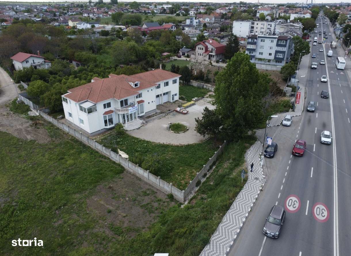 Proprietate mixta-giratoriu Agigea-2130 mp teren-46 ml, 692 mp constr.-0