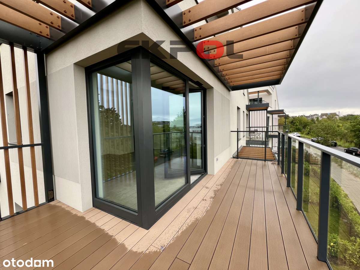 Przestronny apartament widok na panoramę Gdańska-12