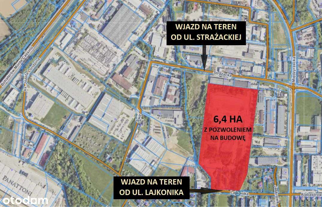 Teren z Pnb 60.005m2 i budowa hali 21.500m2 - Pełny obrazek: 5/7