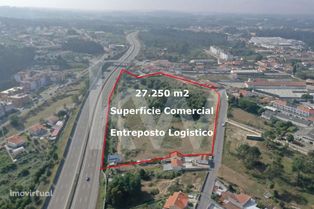 Terreno – 27.250 m2 - Superfície Comercial / Entreposto Logistico – Santa Maria Lamas