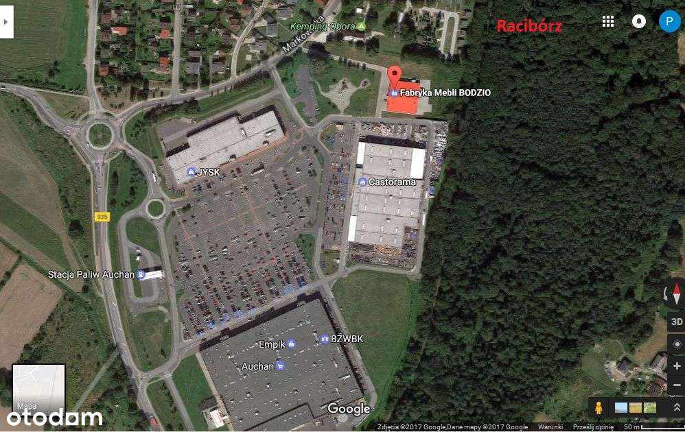 RACIBÓRZ, ul. Markowicka Działka: usługi, handel-1