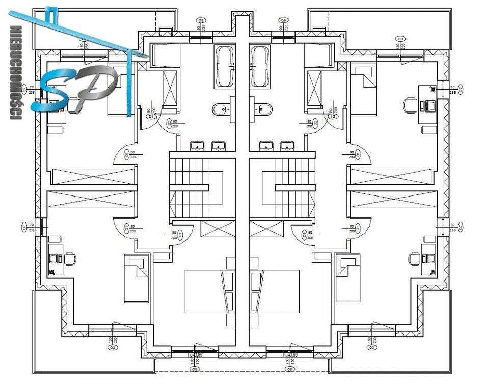Bliźniak z garażem, dyży ogródek, wysoki standard-13