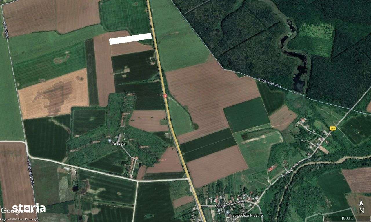 Teren Ciolpani cu deschidere la DN 1 - Imagine principală: 1/4