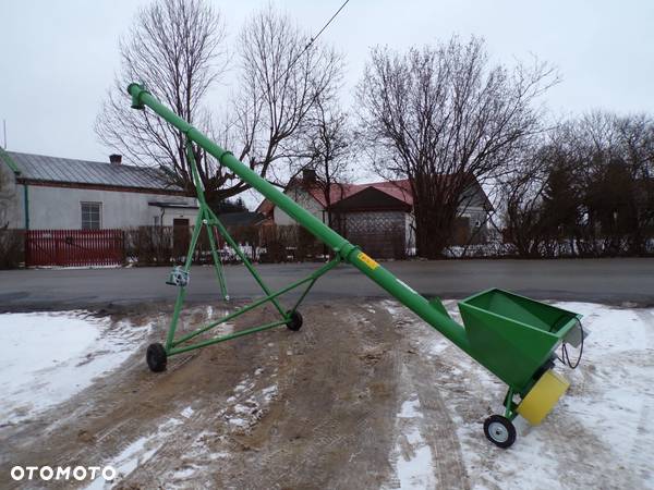 Przenośnik Ślimakowy OSUCH fi140/fi200 OD RĘKI / żmijka do zboża / 2-12m/ falownik / PODPORA wózek / odciąg OD RĘKI z transportem - 1