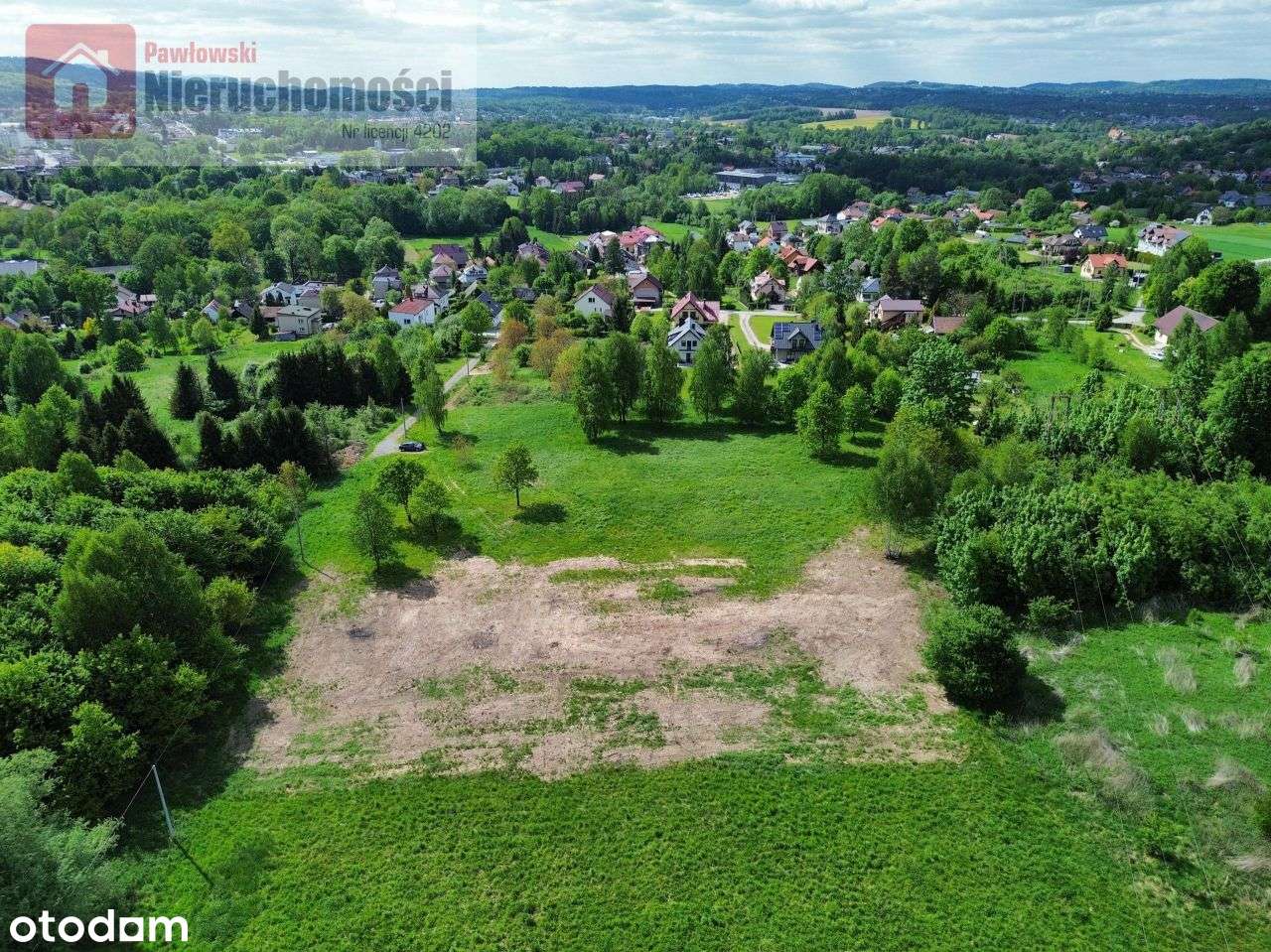 Działka z widokiem na Klasztor i Lanckoronę - Pełny obrazek: 4/12