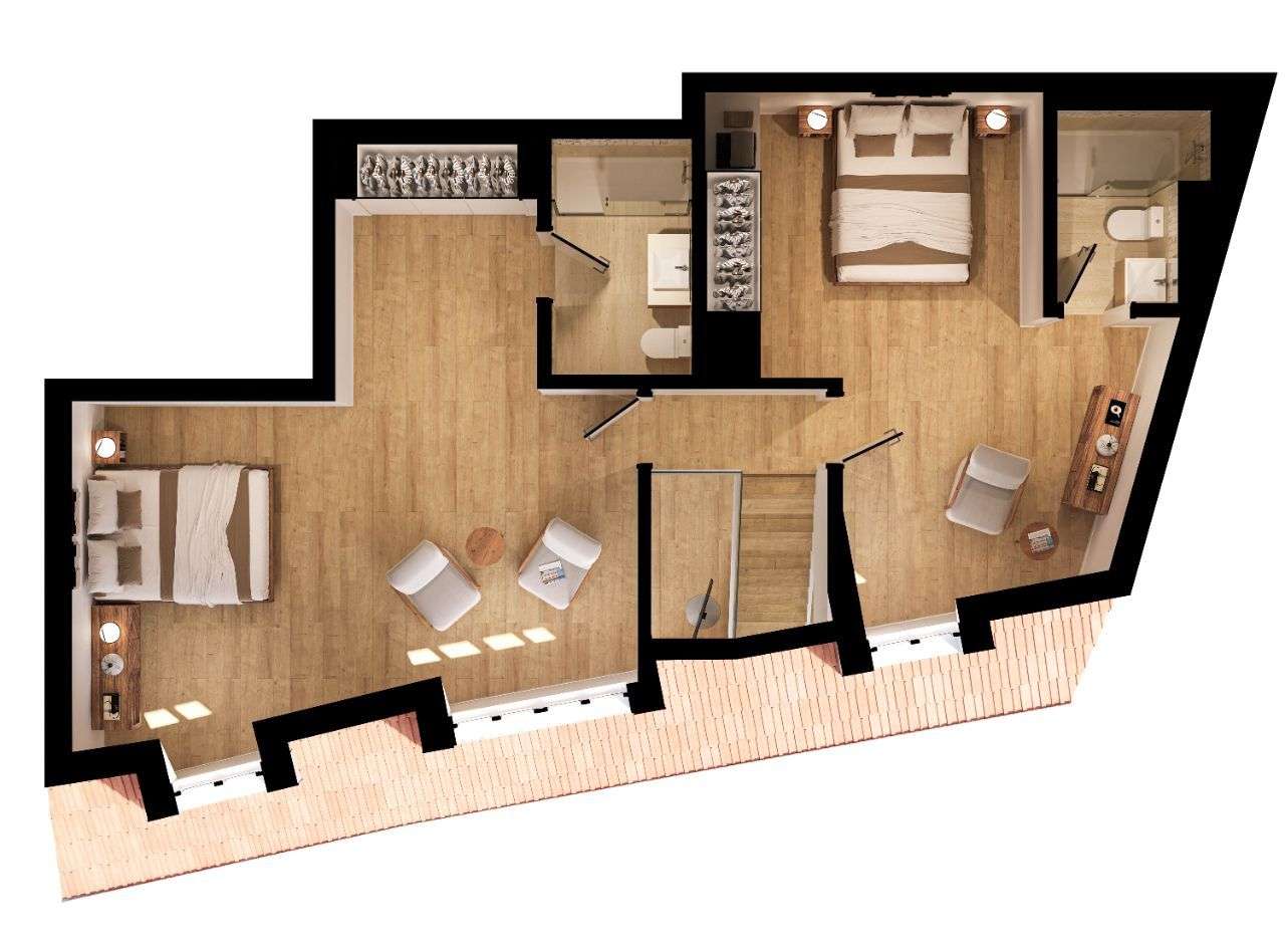 Duplex T2 à venda em Graça, Lisboa-13