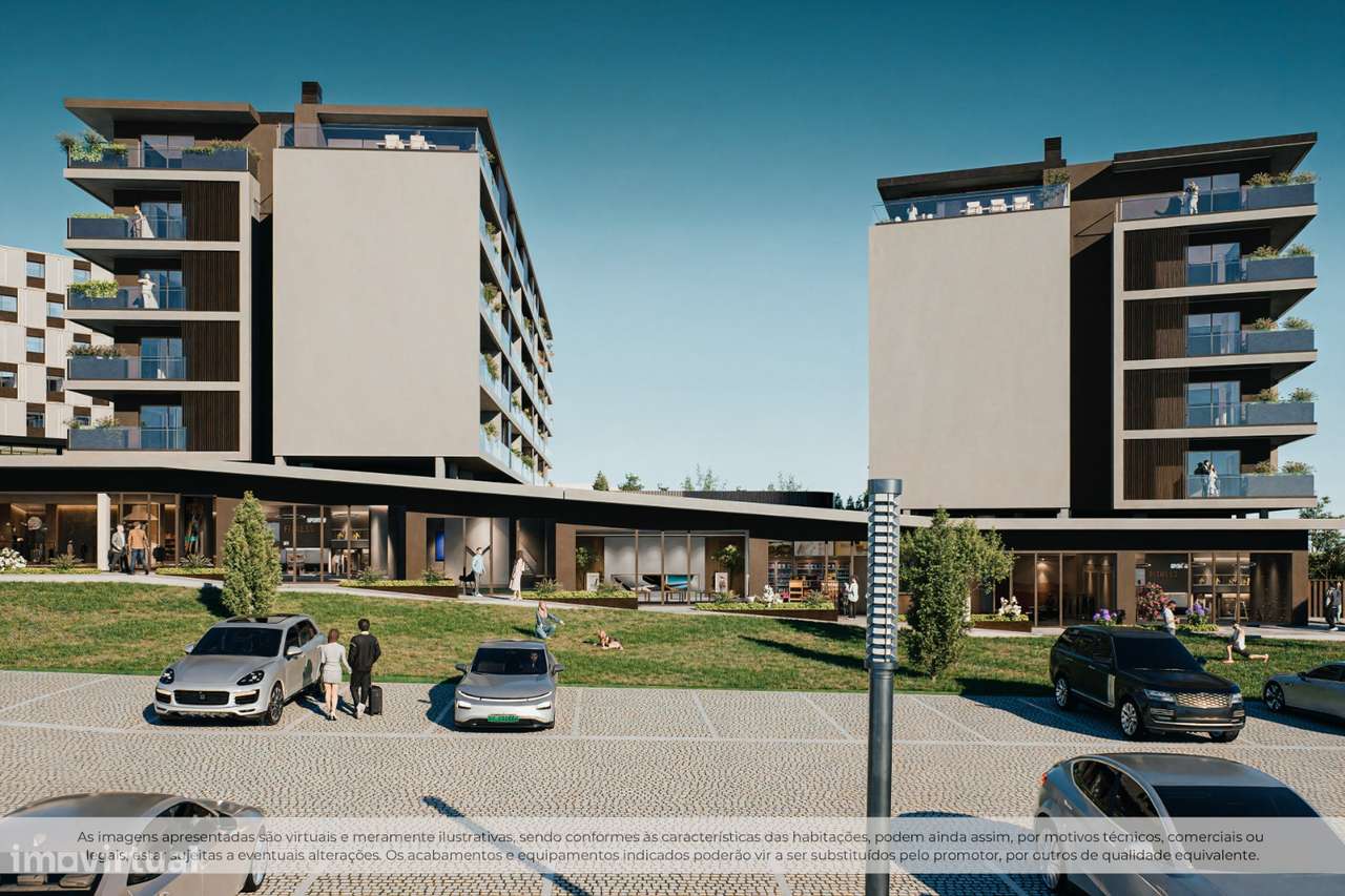 T2 Novo C/ Varanda e Lugar de Garagem na Trofa - Grande imagem: 5/29