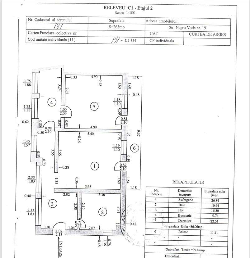 Apartament cu mansardă de vânzare în Curtea de Argeș. - Imagine principală: 4/5