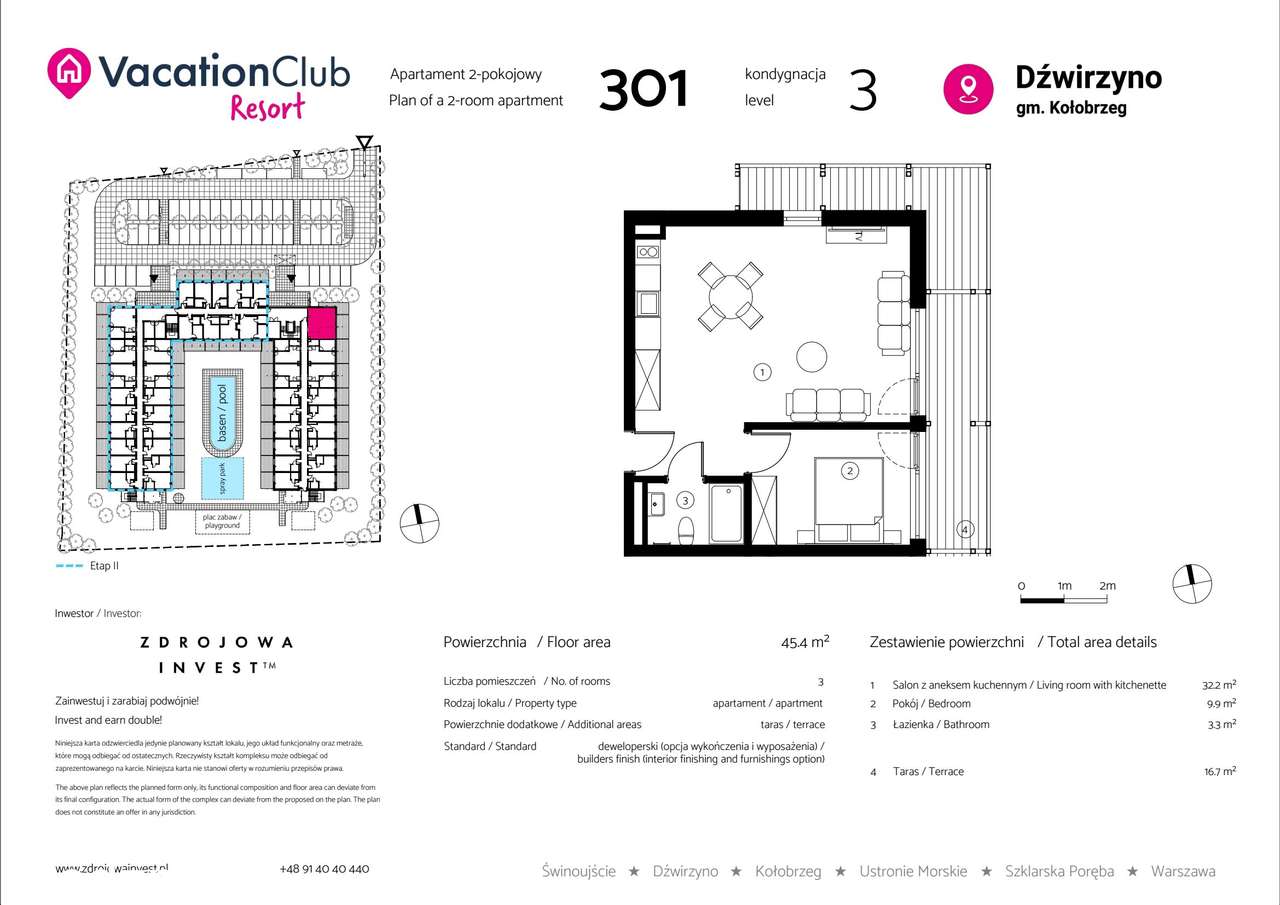 VacationClub Resort | apartament 301 - Pełny obrazek: 2/8