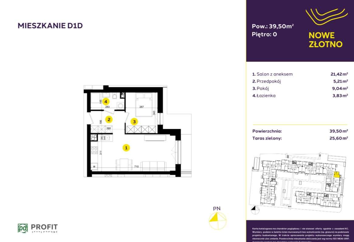 Dwa pokoje, nowe budownictwo, miejsce postojowe, komórka, ogródek-19