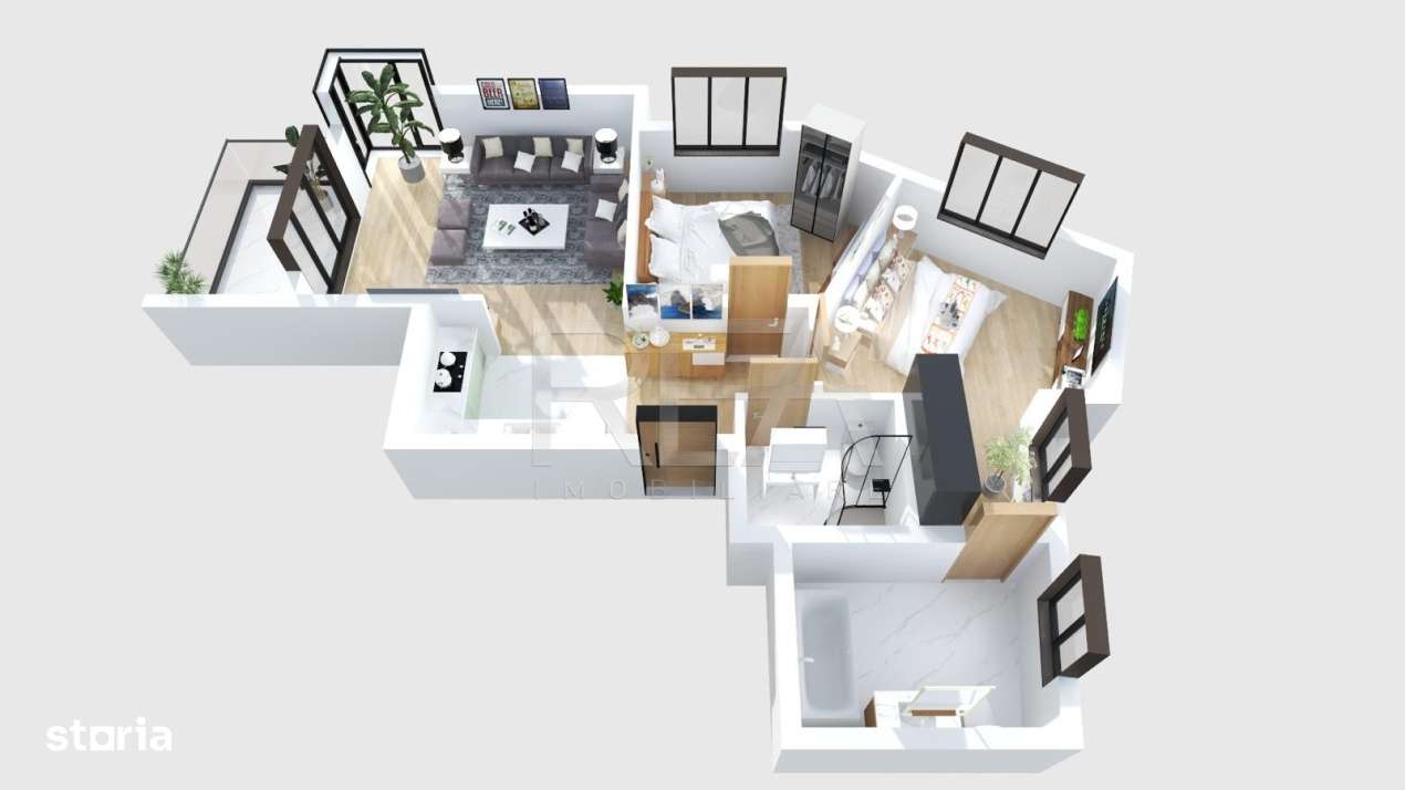 3 camere vedere superba Ultracentral - Mosilor