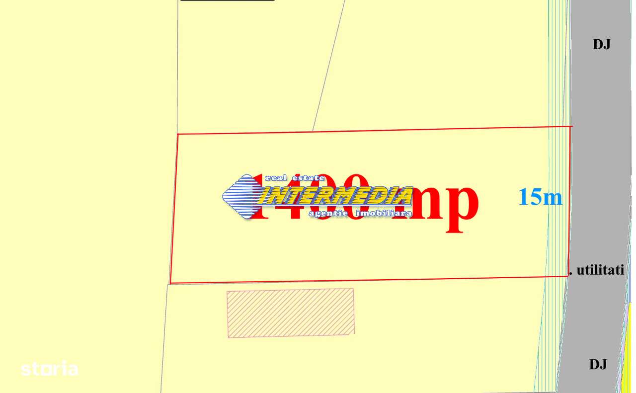 Urgent! Teren intravilan 1400mp in Galda de Jos cu utilitati-0