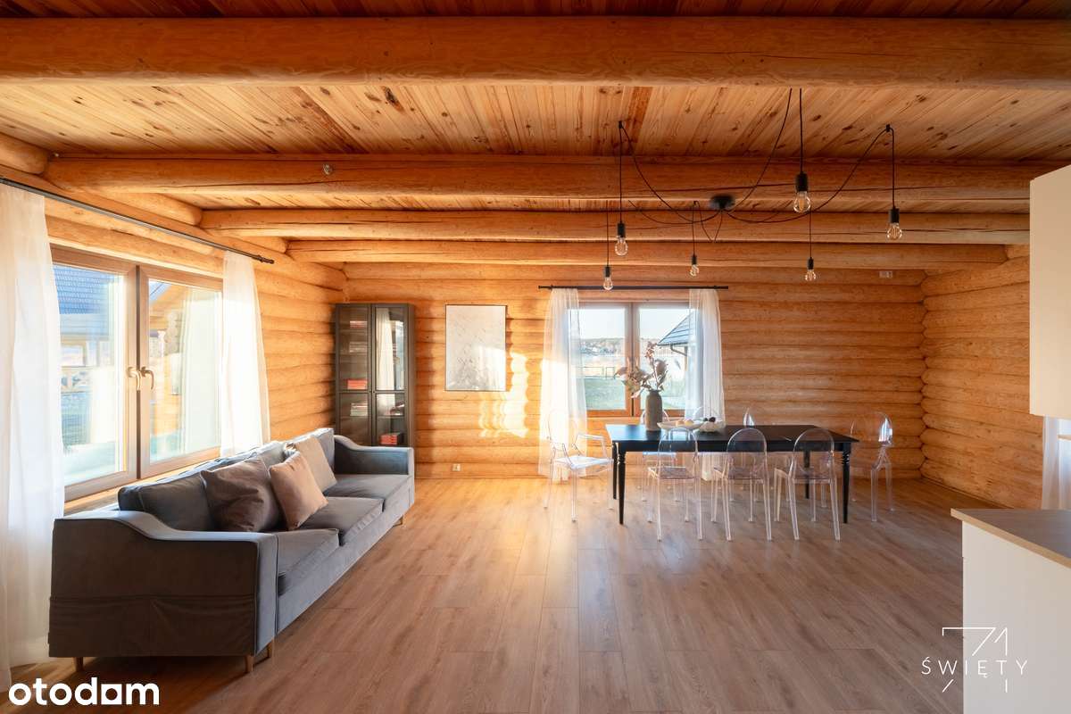 Dom nad jeziorem, pierwsza linia, marina, Wielka Pętla Wielkopolski-3