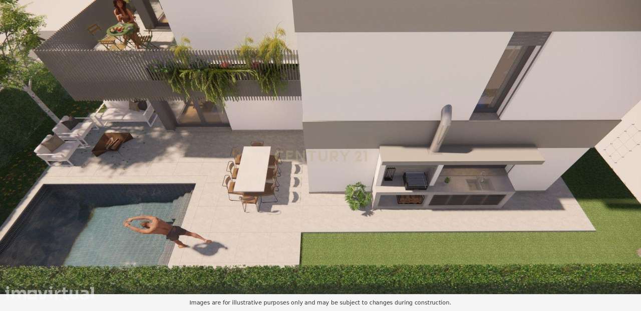Villa 140 | Moradia com Projeto de Arquitetura Contemporânea, Piscina-7