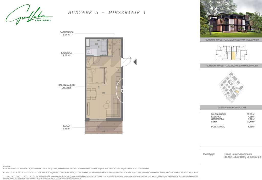 Kompaktowy apartament z ogródkiem - Pełny obrazek: 4/12