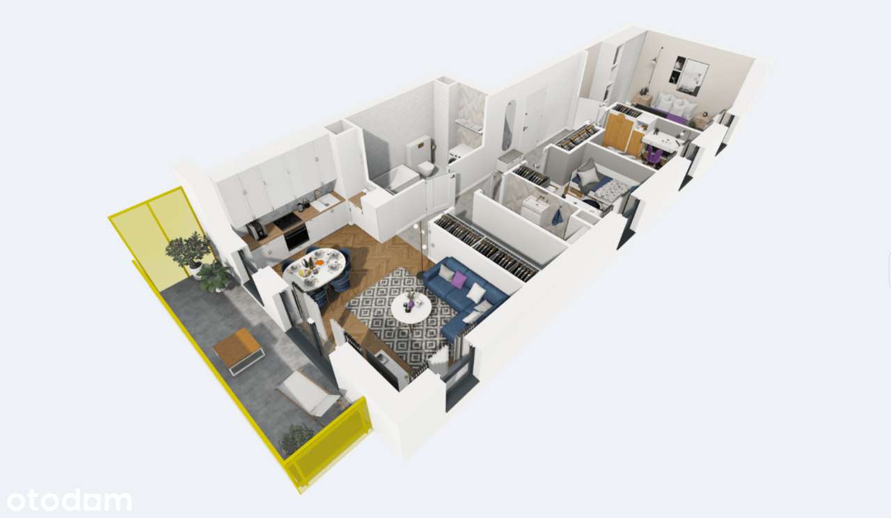 Cztery pokoje_Bardzo dobra lokalizacja_Promocja do 31.12.2025 r. - Pełny obrazek: 4/5