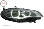 Faruri Xenon Angel Eyes 3D Dual Halo Rims LED DRL BMW X6 E71 (2008-2012)- livrare gratuita - 8