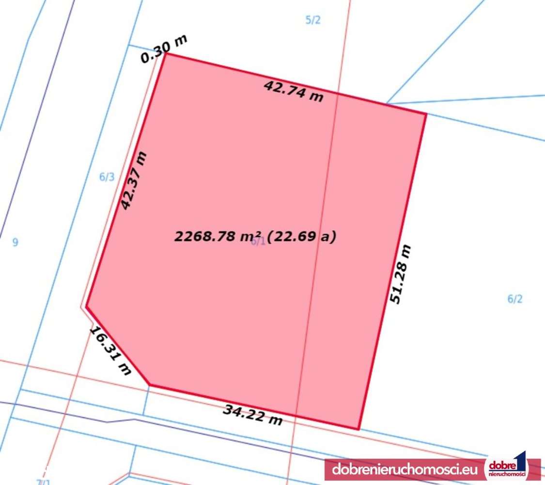 Okazja, działka budowlana 2tys m2, Fordon - Pełny obrazek: 5/5