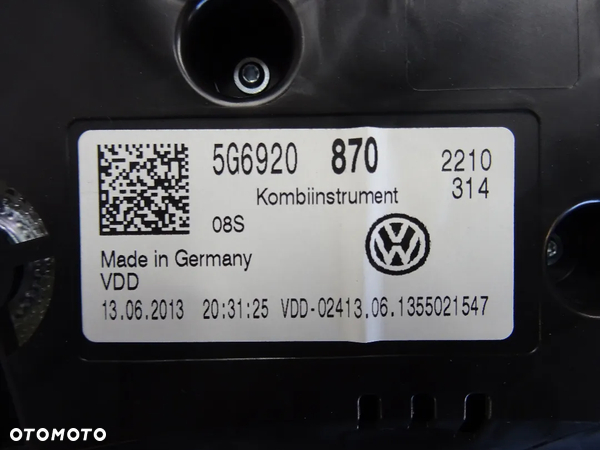 6K0907425B zestaw startowy 2.0 TSI VW Golf VII GTI czesci - 6