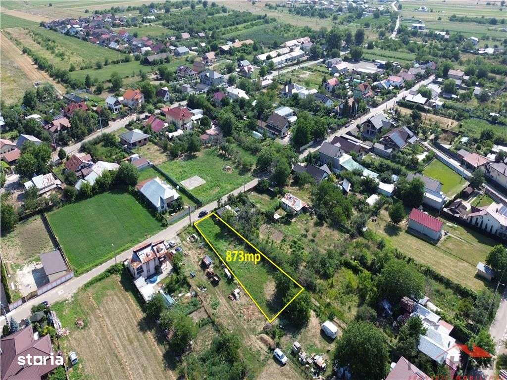 Teren intravilan de vanzare in Campineanca 873mp - Imagine principală: 5/17