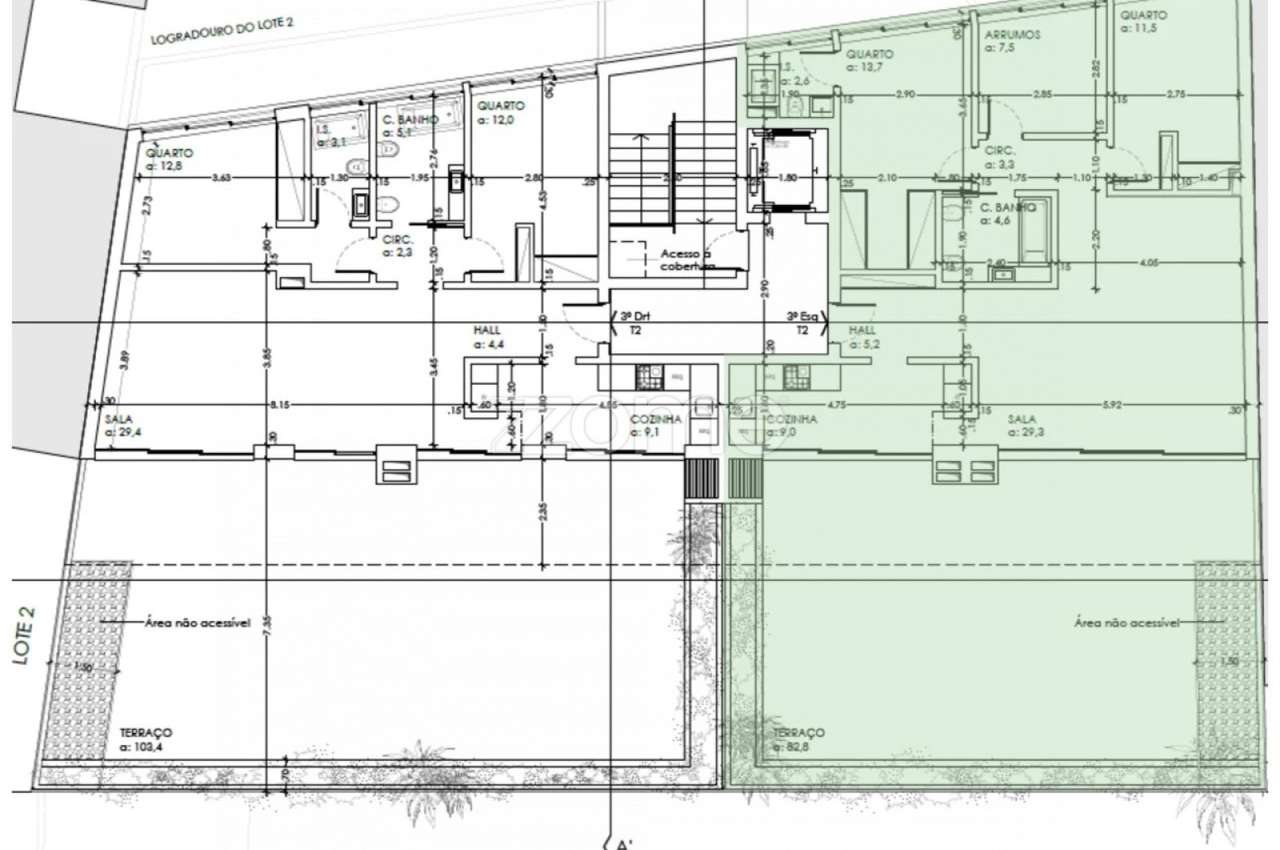 NOVO Apartamento T2+1 em Empreendimento Alto do Casalão, Sesimbra - Grande imagem: 3/27