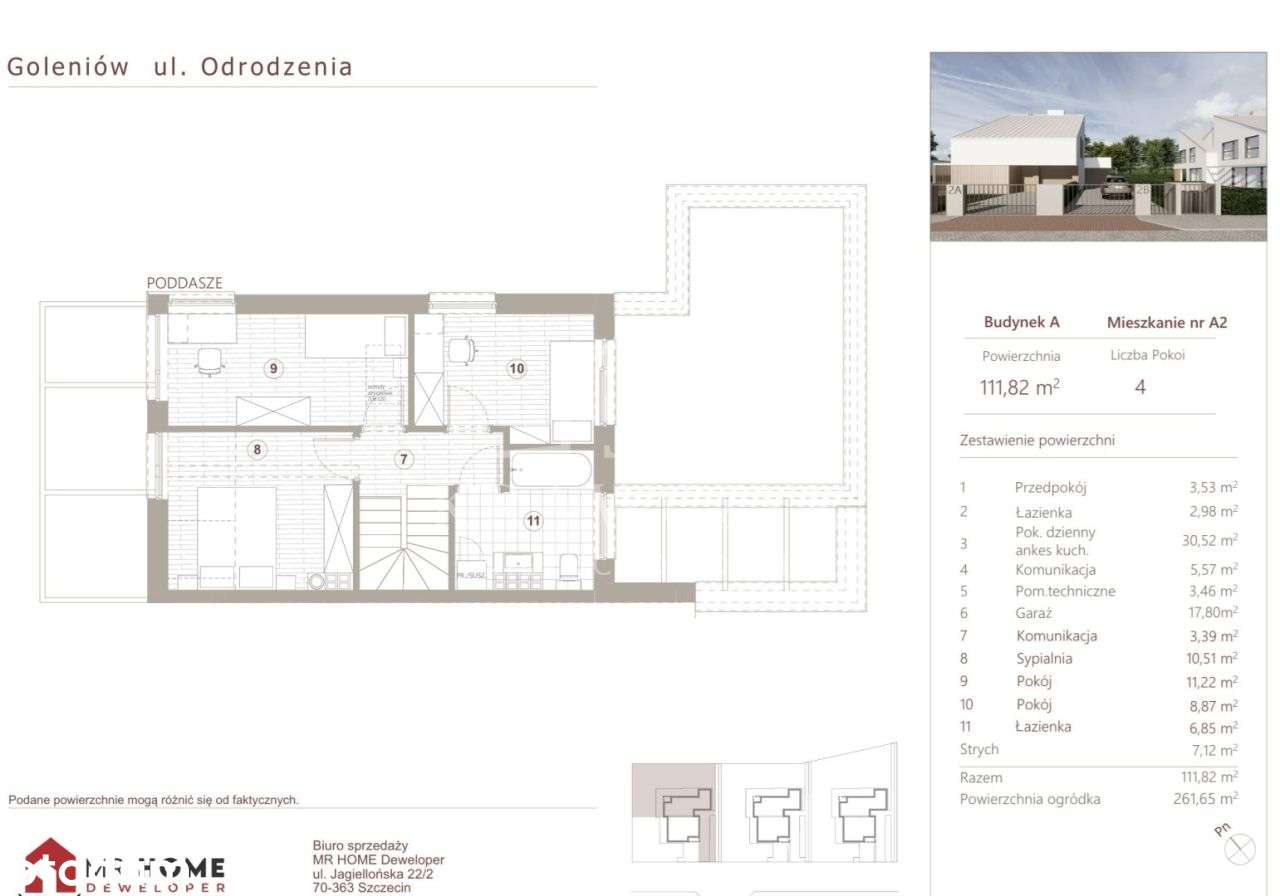 Goleniów - Nowoczesne Domy - ul. Odrodzenia-8