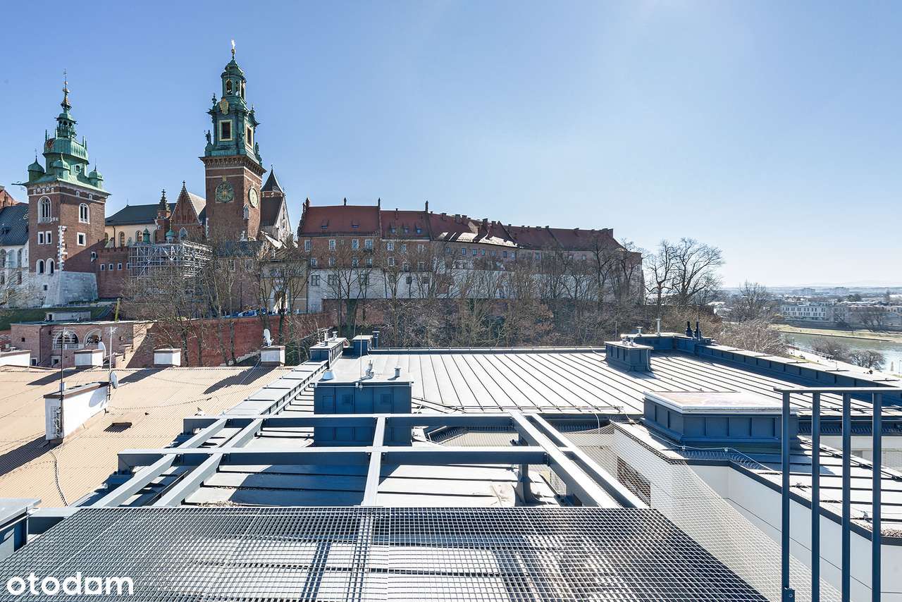 UNIKATOWY PENTHOUSE tuż przy WAWELU z panoramicznym tarasem na dachu-9