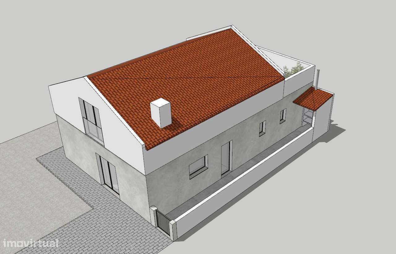 Terreno c/ Armazém c/ Projeto aprovado para construção de moradia!-10