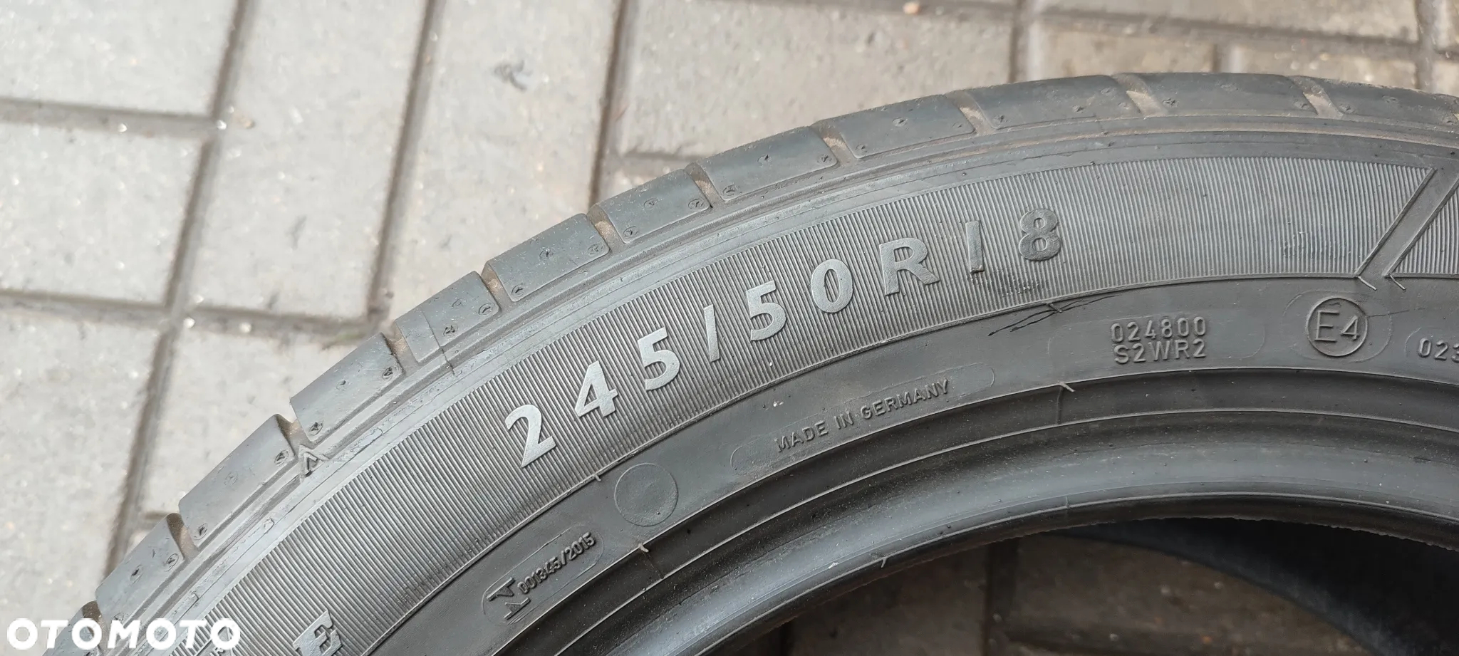 OPONY LETNIE 245/50R18 DUNLOP SPSPORT MAXX GT DSST (RSC) (4615) LATO Para 2 sztuki - 6