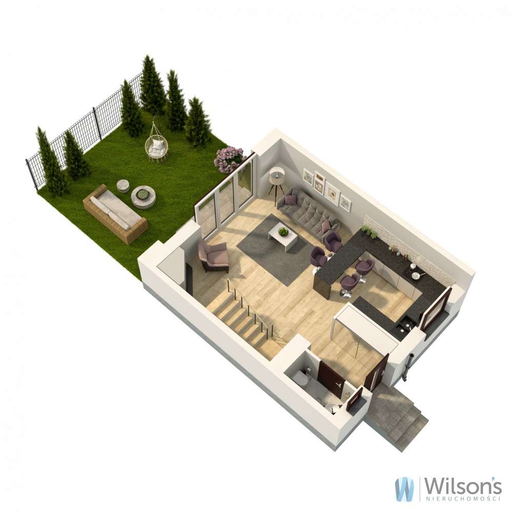 Gotowy. Nowoczesny Segment 3 poziomy. Ogródek - Pełny obrazek: 4/8