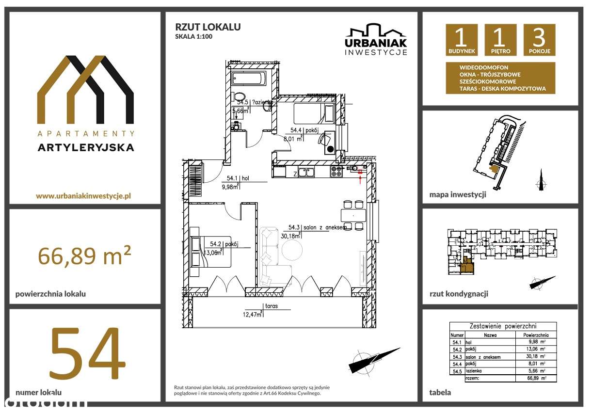 Mieszkanie własnościowe Apartamenty Artyleryjska-3