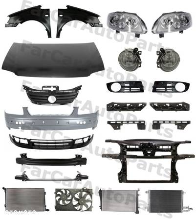 Volkswagen Caddy 3 Life 04-10 Halogen Kompletny Przód - 1