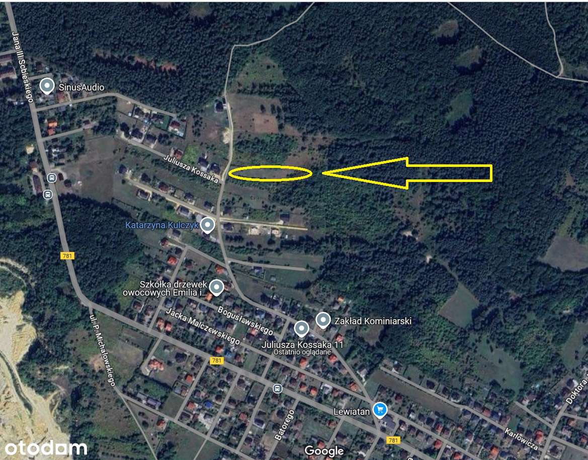 Sprzedam dużą działkę z warunkami zabudowy - Płaza ul. Kossaka-9
