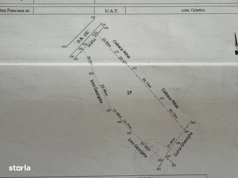 Teren de vanzare 9000m2 zona Bradu Neamt - Imagine principală: 5/7