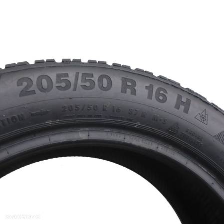 2 x CONTINENTAL 205/50 R16 87H ContiWinterContact TS850 Zima 2012 7mm - 4