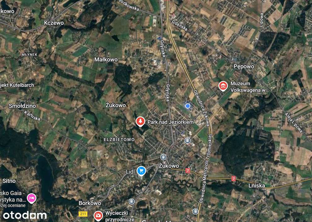 Działka z wydanymi warunkami zabudowy – Małkowo, nr 242/18-9