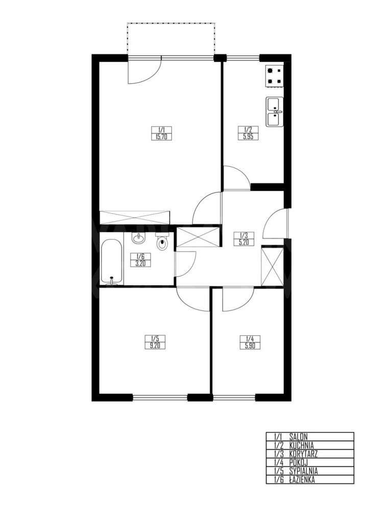 3 Pokoje na Ochocie-12