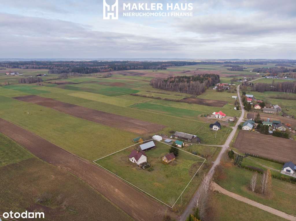 Siedlisko z rozpoczętą budową domu-Przejma Wysoka. - Pełny obrazek: 4/15