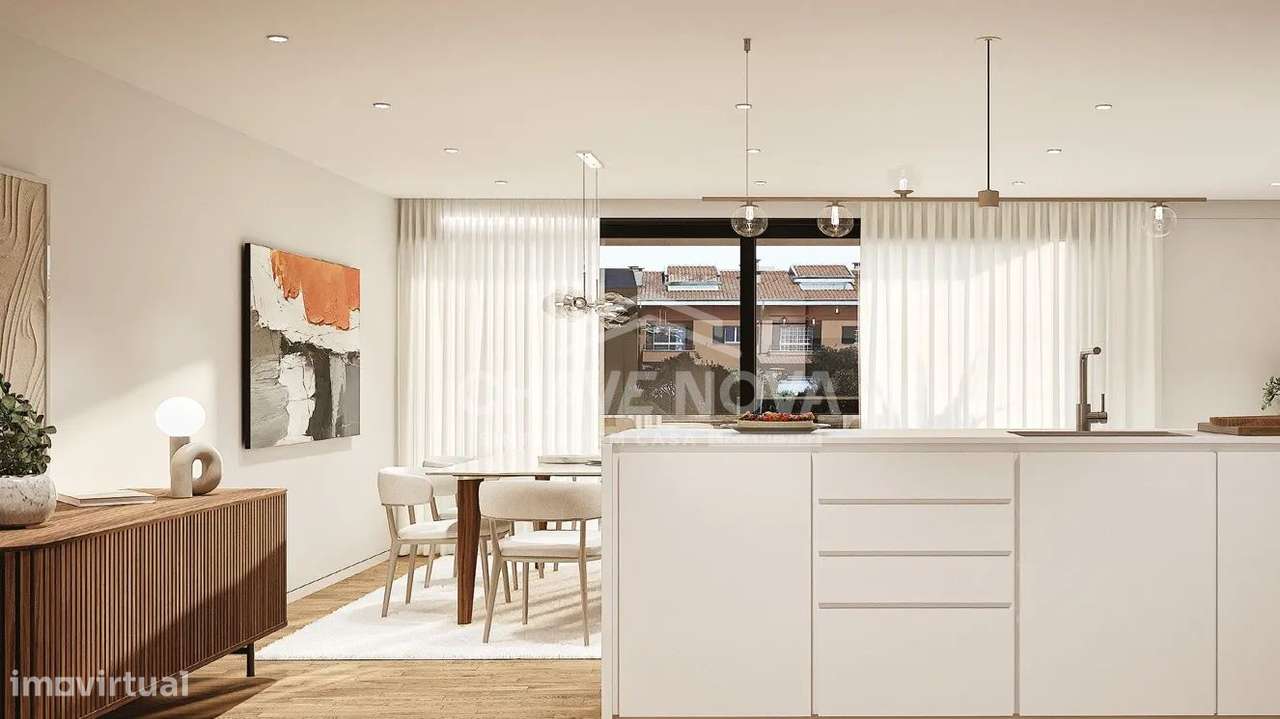 T2 Novo em Condomínio Fechado c/ Piscina, em Espinho - Grande imagem: 2/16